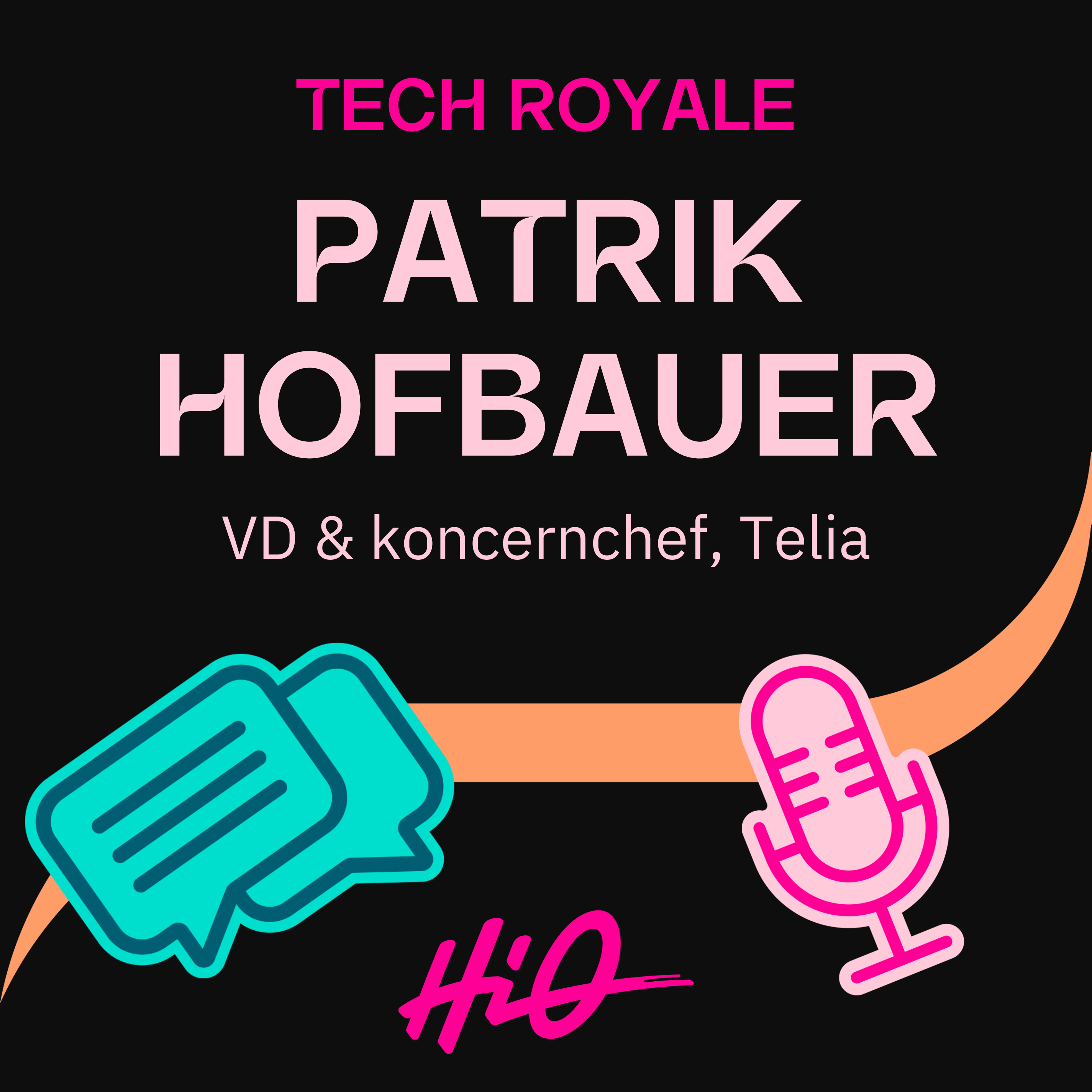 Att leda Nordens största telekombolag: Patrik Hofbauer, VD & koncernchef på Telia Artwork