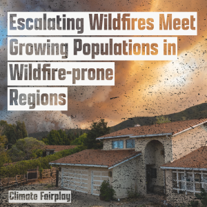 Escalating Wildfires Meet Growing Populations in Wildfire-prone Regions