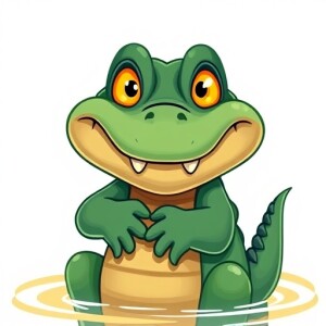 "Q the Hugging Alligator!"