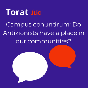 Campus conundrum: Do Antizionists have a place in our communities?