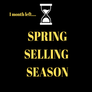 Spring Selling Season is almost over!