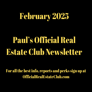 February 2025 OfficialRealEstateClub.com Podcast Newsletter