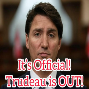 Trudeau steps down! Live podcast companion of the moment it happened!