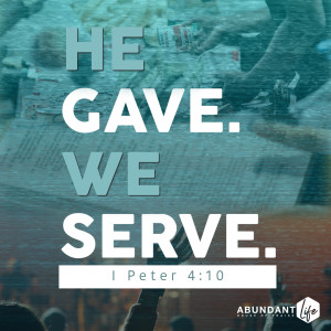 HE Gave... WE Serve.