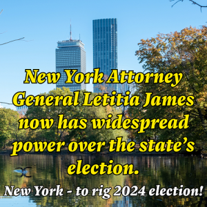 NY AG now has power over the voting process!