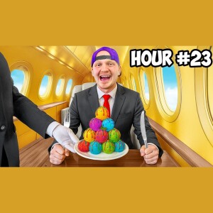 Surviving 24 Hours In a Private Jet!