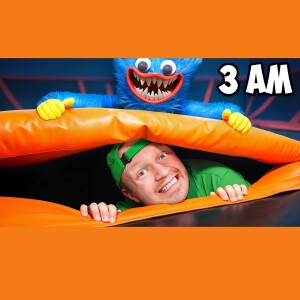 Sneaking Into A Trampoline Park Overnight!