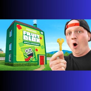 I Survived 24 Hours In My Fruit Snack House!
