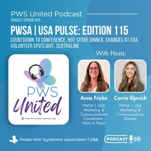 Ep25 Pulse 115: Countdown to Conference, Hot Stove Dinner, Changes at FDA, Volunteer Spotlight, Sertraline