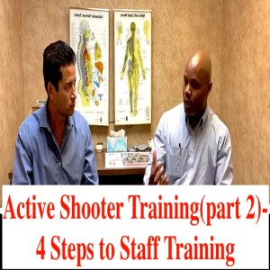 CSP 059: Active Shooter Training (part 2). The 4 Steps to Emergency Management. Wilbur on the Crooked Spine Show