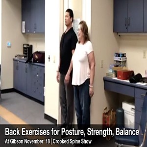 Back Exercises for Posture, Strength, Balance @Gibson Nov. '18 #crookedspineshow