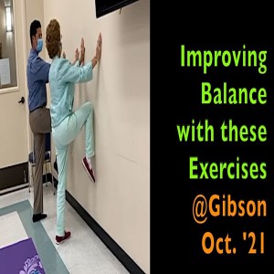 How to Prevent Falls and Injuries. Check out these Balance Exercises. @ Gibson Oct. ’21. Crooked Spine Show
