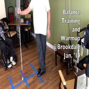 Advanced Balance Exercises with Warmup @Brookdale Jan. '19