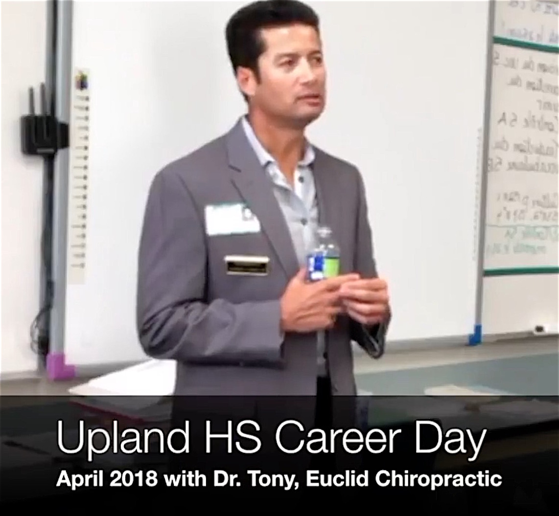 Millennial's and Me in the Future of Healthcare. Career Day April '18 with Upland Claremont Cucamonga Chiropractor