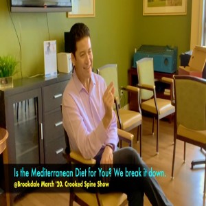 Better Diet lowers Body Stress. @Brookdale March '20. Crooked Spine Show