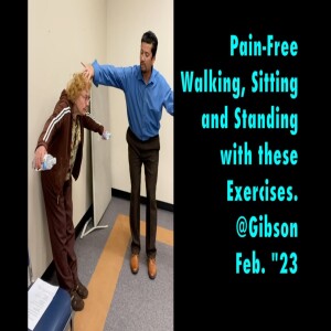 Let’s Check Your Standing, Sitting: And Exercises for a Stronger Back, and be Pain-free. @Gibson Feb. ’23. Crooked Spine Show