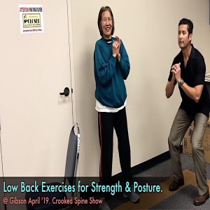 Better Posture with these Low Back Exercises. @Gibson April ‘19 (replay) Crooked Spine Show