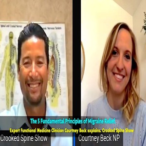 The Five Principles of Migraine Relief Created by Expert Courtney Beck. Crooked Spine Show