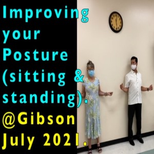 How to Check and Reset Your Posture, Standing & Sitting; then Exercises to Improve.  @Gibson July ‘21