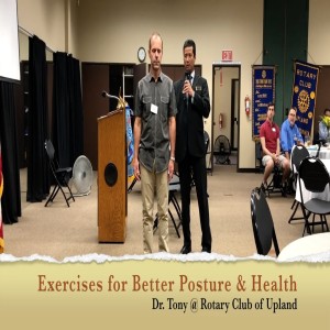 Exercises for Posture, Health @Rotary Club of Upland