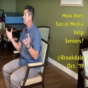 Is Social Media Good for Seniors and Everybody Else? @Brookdale Oct. '19. Crooked Spine Show