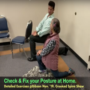 Staying Healthy at Home. Try these Exercises. Crooked Spine Show