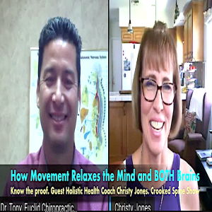 CSP 071: Connecting the Brain, Mind and Body for Better Health. Guest Christy Jones. Crooked Spine Show