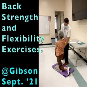 Back Exercises for a Healthy & Happy You. @Gibson Sept. ‘21. #crookedspineshow