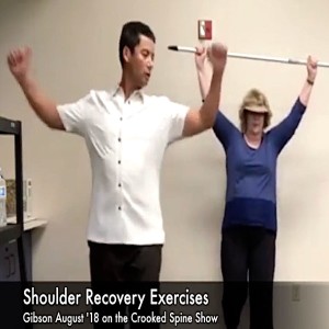 Shoulders Painful? Tight? Here are your Recovery Exercises. #crookedspineshow