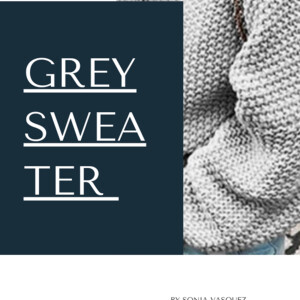 Grey sweater