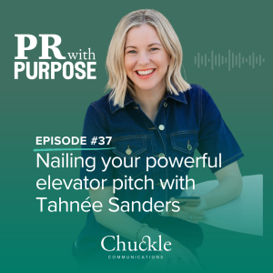 Nailing your powerful elevator pitch with Tahnée Sanders
