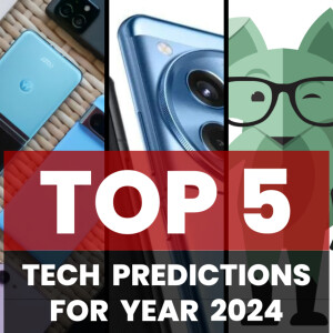 Top 5 New Tech Trends & Predictions 2024 AI Samsung S24 Ultra Pixel 9 iPhone 15 Taylor Bell eSIM Studios