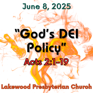 "God's DEI Policy"