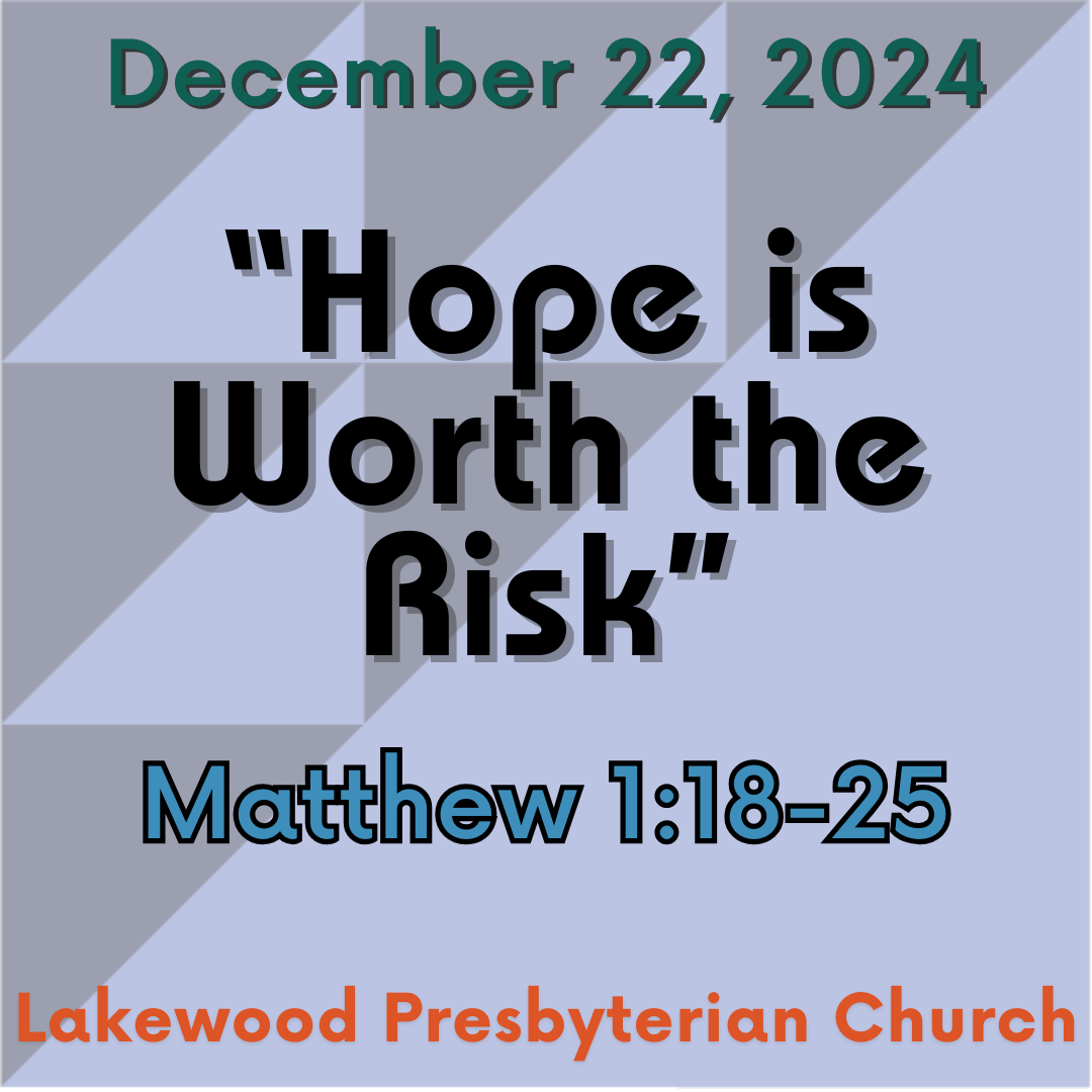 "Hope is Worth the Risk"