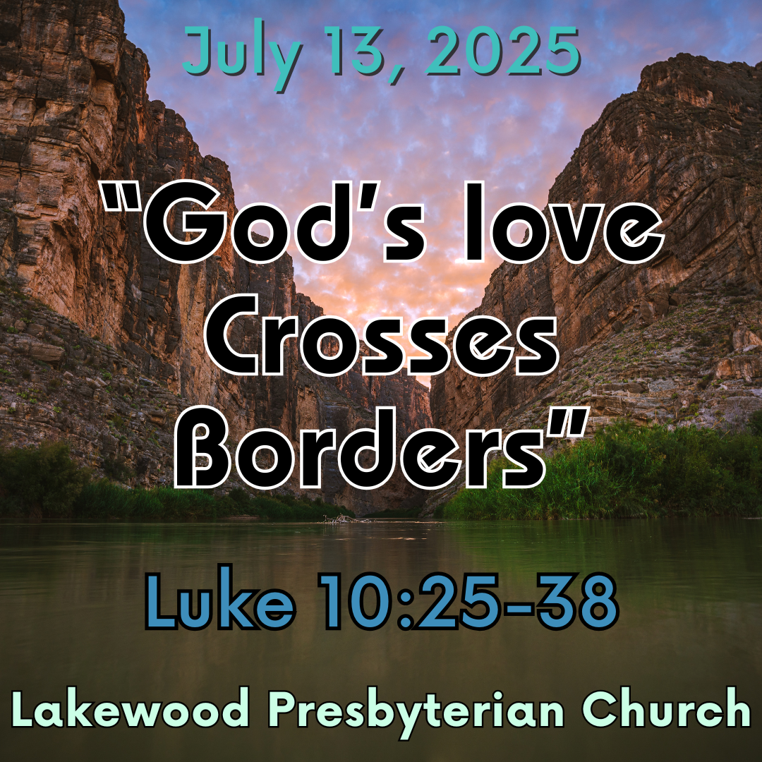 "God's Love Crosses Borders"