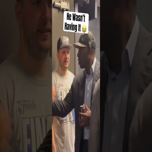 Michael Finley takes Luka Doncic’s Victory Beer after winning Western Conference 😂 #dallasmavs