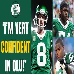 Reacting to Aaron Rodgers Comparing Olu Fashanu to NY Jets Legend!