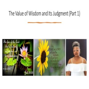 The Value of Wisdom and Its Judgment