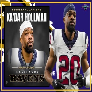 BREAKING NEWS: BALTIMORE RAVENS SIGN KA’DAR HOLLMAN!