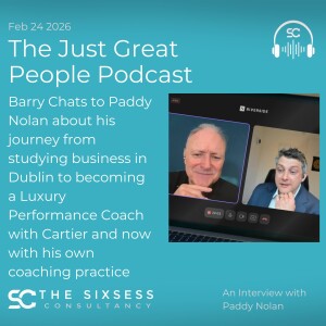 Barry talks to Paddy Nolan about his journey to becoming the goto luxury performance coach