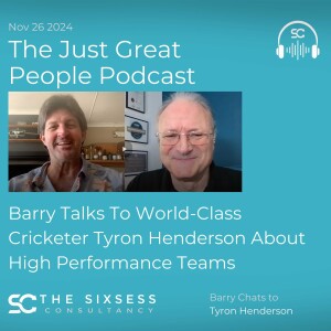 Barry Talks To World-Class Cricketer Tyron Henderson About High Performance & Teamwork