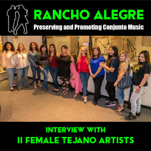 Rancho Alegre guest hosts The Girlie Show on KOOP with 11 Female Tejano Artists in the studio