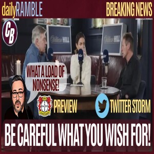 I AM SICK TO DEATH OF THE ”BE CAREFUL WHAT YOU WISH FOR” NARRATIVE | TWITTER IDIOTS | LEVERKUSEN
