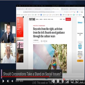 Digital Leader Show: Should Corporations Take a Stand on Social Issues?
