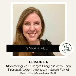 6 - Monitoring Your Baby’s Progress with each Prenatal Appointment with Sarah Felt of Beautiful Mountain Birth