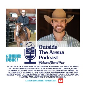 Midwest Horse Fair's Outside the Arena Podcast- Cole Cameron