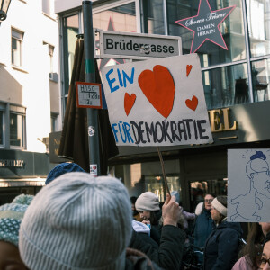 Kundgebung für Demokratie, Menschenrechte und Vielfalt