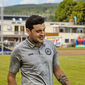 Trainer Benjamin Krayer zum Spiel seines HFV gegen Schlebusch