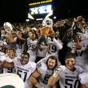 Michigan State Football Classic Wins over Michigan Montage