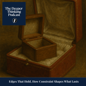 Edges That Hold, How Constraint Shapes What Lasts - The Deeper Thinking Podcast
